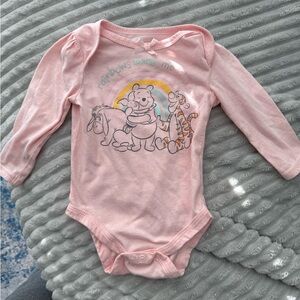 Disney Pink Winnie the Pooh Baby Bodysuit
